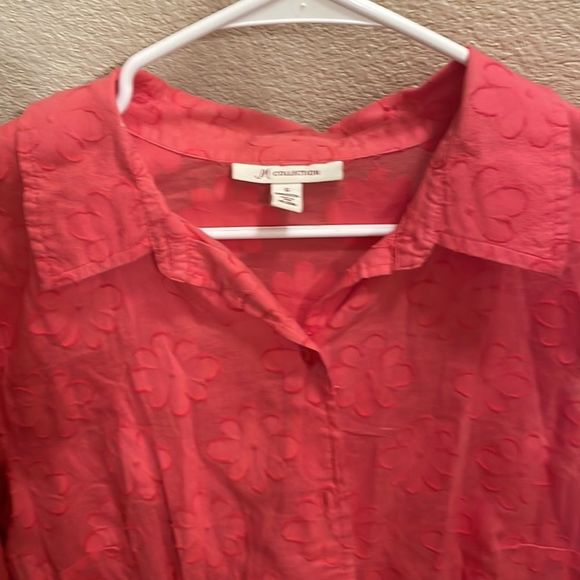 JM Collection button up blouse size 16. - Picture 2 of 4